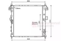 Van Wezel 81002131 Радіатор охолодження двигуна
