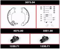 Woking 3075.04 Комплект колодок циліндрів і пружин барабанного гальма