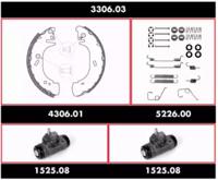 Woking 3306.03 Комплект колодок циліндрів і пружин барабанного гальма