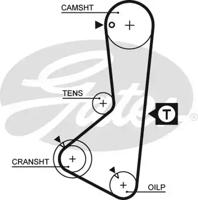 Gates 5075XS Belt timing