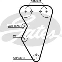 Gates 5497XS Ремінь ГРМ