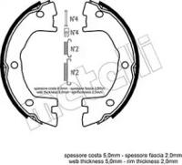 Metelli 53-0097K Brake pads