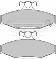 Borg & Beck BBP1650 Brake pads