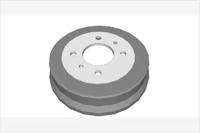 MGA T7621 Bremstrommel