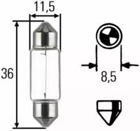 Hella 8GM 002 092-121 Bulb