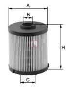Sofima S 6021 NE Fuel filter
