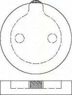 Triscan 811038786 Brake pads