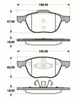 Triscan 811050023 Brake pads