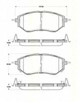 Triscan 811068182 Brake pads