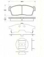 Triscan 811069015 Brake pads