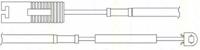 Triscan 811517001 Датчик зносу гальмівних колодок Triscan 811517001 Датчик зносу гальмівних колодок