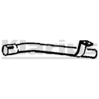 Klarius 110123 Выпускная труба отработанных газов Klarius 110123 Выпускная труба отработанных газов