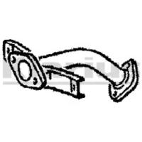 Klarius 110258 Выпускная труба отработанных газов Klarius 110258 Выпускная труба отработанных газов
