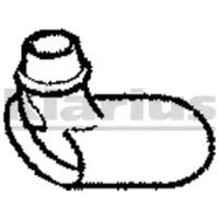 Klarius 110515 Випускна труба відпрацьованих газів Klarius 110515 Випускна труба відпрацьованих газів