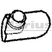 Klarius 110516 Випускна труба відпрацьованих газів Klarius 110516 Випускна труба відпрацьованих газів