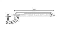 Ava OL3675 Масляний радіатор АКПП Ava OL3675 Масляний радіатор АКПП