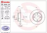 Brembo 08.5243.24 Brake disc