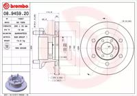 Brembo 08.9459.20 Диск гальмівний