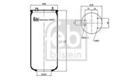 Febi 20887 Пневмоподушка