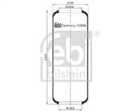 Febi 20896 Пневматична подушка