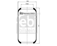 Febi 20921 Пневматическая подушка