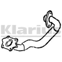 Klarius 301674 Випускна труба відпрацьованих газів Klarius 301674 Випускна труба відпрацьованих газів