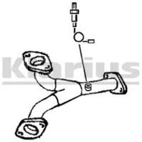 Klarius 301756 Выпускная труба отработанных газов Klarius 301756 Выпускная труба отработанных газов