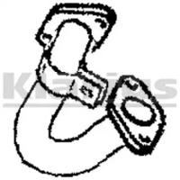 Klarius 301757 Выпускная труба отработанных газов Klarius 301757 Выпускная труба отработанных газов