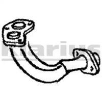 Klarius 301839 Выпускная труба отработанных газов Klarius 301839 Выпускная труба отработанных газов