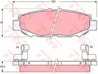 TRW GDB1185 Колодки гальмівні