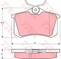 TRW GDB1311 Brake pads