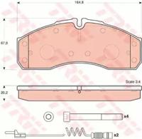 TRW GDB1694 Brake pads