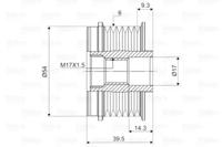 Valeo 588012 Шкив генератора