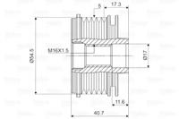 Valeo 588026 Шкив генератора