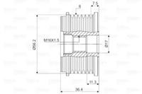Valeo 588059 Шкив генератора