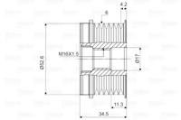 Valeo 588074 Механізм вільного ходу генератора