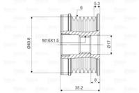 Valeo 588078 Механизм свободного хода генератора Valeo 588078 Механизм свободного хода генератора