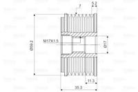 Valeo 588088 Механізм вільного ходу генератора