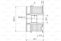 Valeo 588106 Шкив генератора Valeo 588106 Шкив генератора