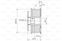 Valeo 588107 Механізм вільного ходу генератора Valeo 588107 Механізм вільного ходу генератора