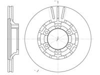 Roadhouse 6464.10 Brake disc