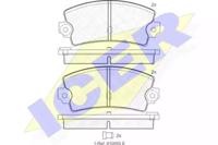 Icer 180098 Колодки гальмівні