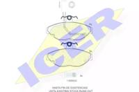 Icer 180455-700 Brake pads