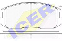 Icer 180875 Колодки тормозные