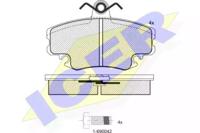Icer 180993-204 Колодки гальмівні Icer 180993-204 Колодки гальмівні