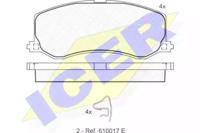 Icer 181001 Brake pads