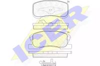 Icer 181342 Колодки гальмівні
