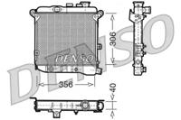 Denso DRM09003 Радіатор охолодження двигуна Denso DRM09003 Радіатор охолодження двигуна