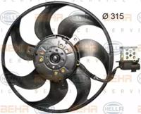 Hella 8EW 351 044-061 Fan and motor assy Hella 8EW 351 044-061 Fan and motor assy