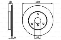 Bosch 0 986 478 479 Диск гальмівний Bosch 0 986 478 479 Диск гальмівний